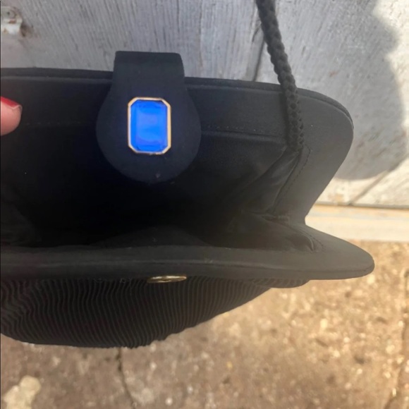 Vintage crossbody with blue gem SALE - Picture 3 of 7